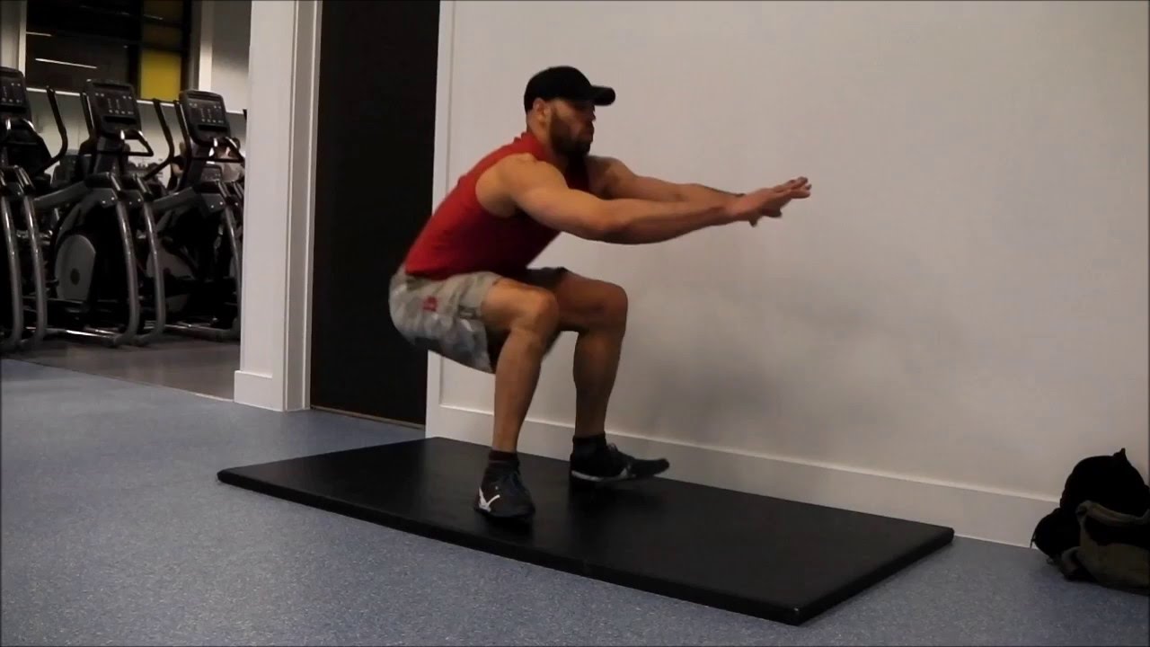 Kneeling squat deals